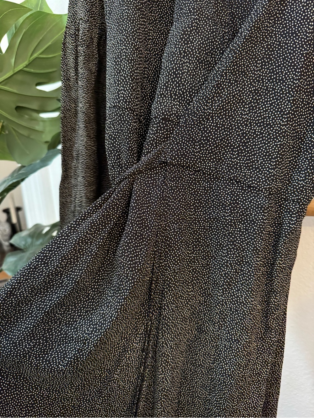Christy Dawn Dark Heather Gray Long Sleeve Wrap Maxi Dress - Picture 10 of 15
